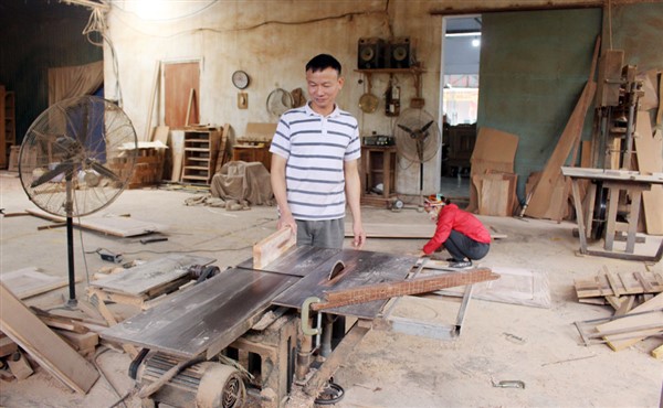 Thái Nguyên: Làng nghề mộc mỹ nghệ gặp khó