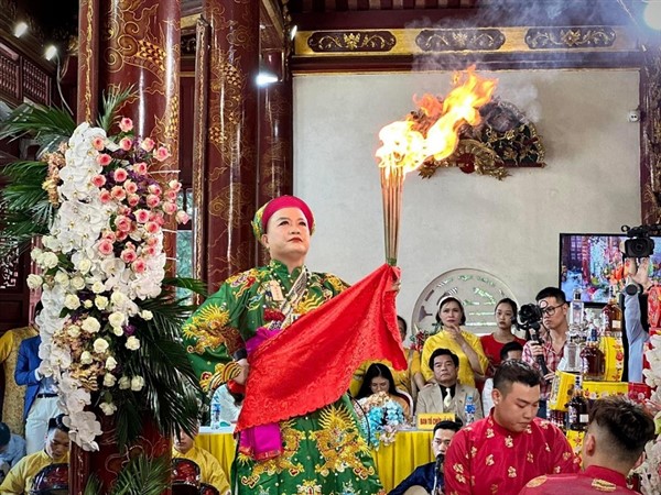 Khai mạc Festival Thực hành tín ngưỡng Thờ Mẫu Thượng Ngàn gắn với Lễ hội Cơm mới đền Đông Cuông năm 2023